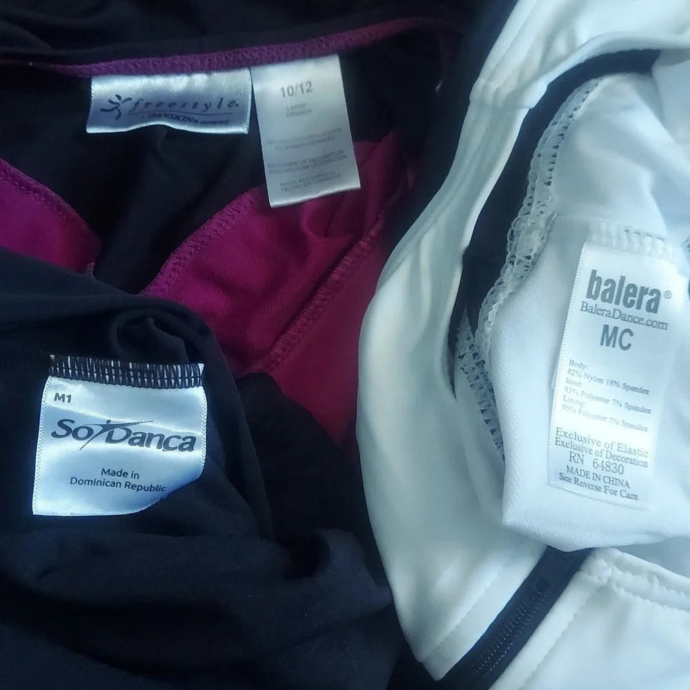 ⭐️ 5/$30 Leotard bundle of 3, Danca, Balera, Danskin